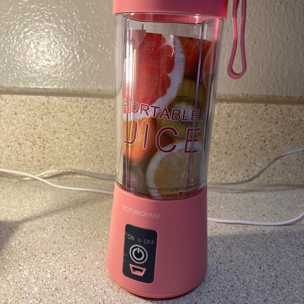ECPURCHASE Pink Portable Juice Blender